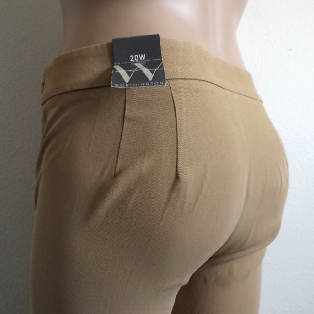 WORTHINGTON Women's Wide Leg Gaucho Cropped Capri Pants Plus Size 20W NWT